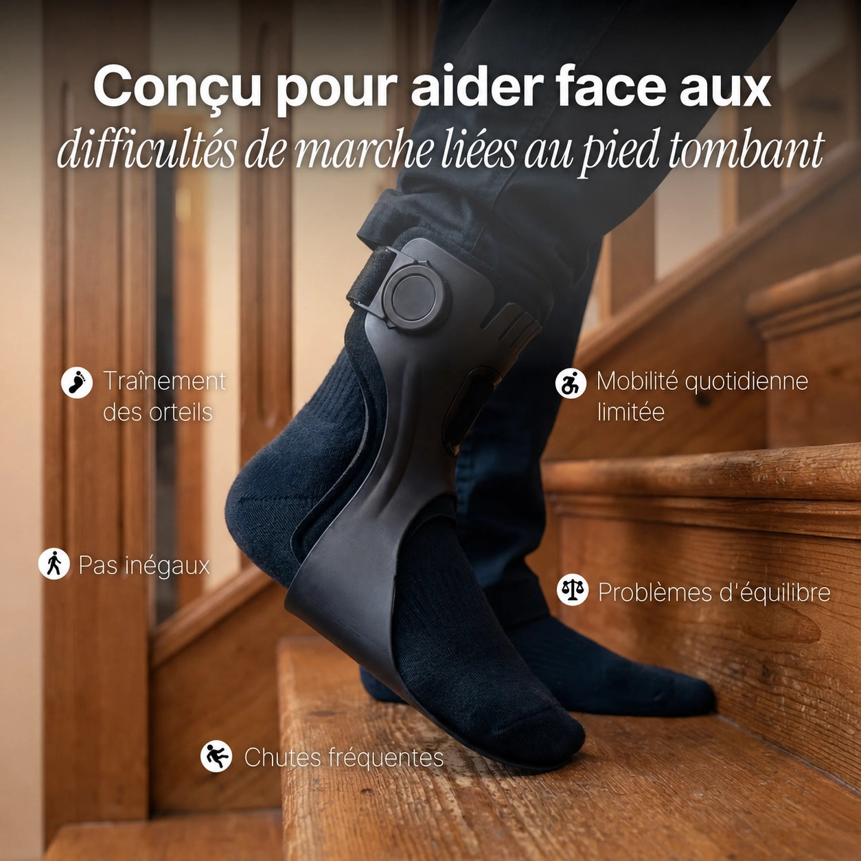 Orthèse de relevage du pied