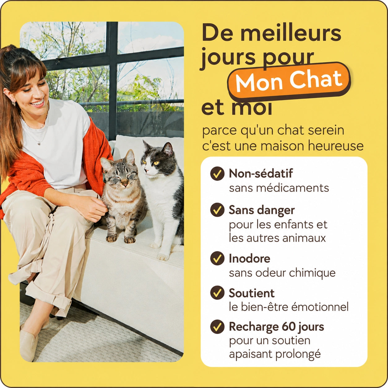 Kit diffuseur apaisant pour chat